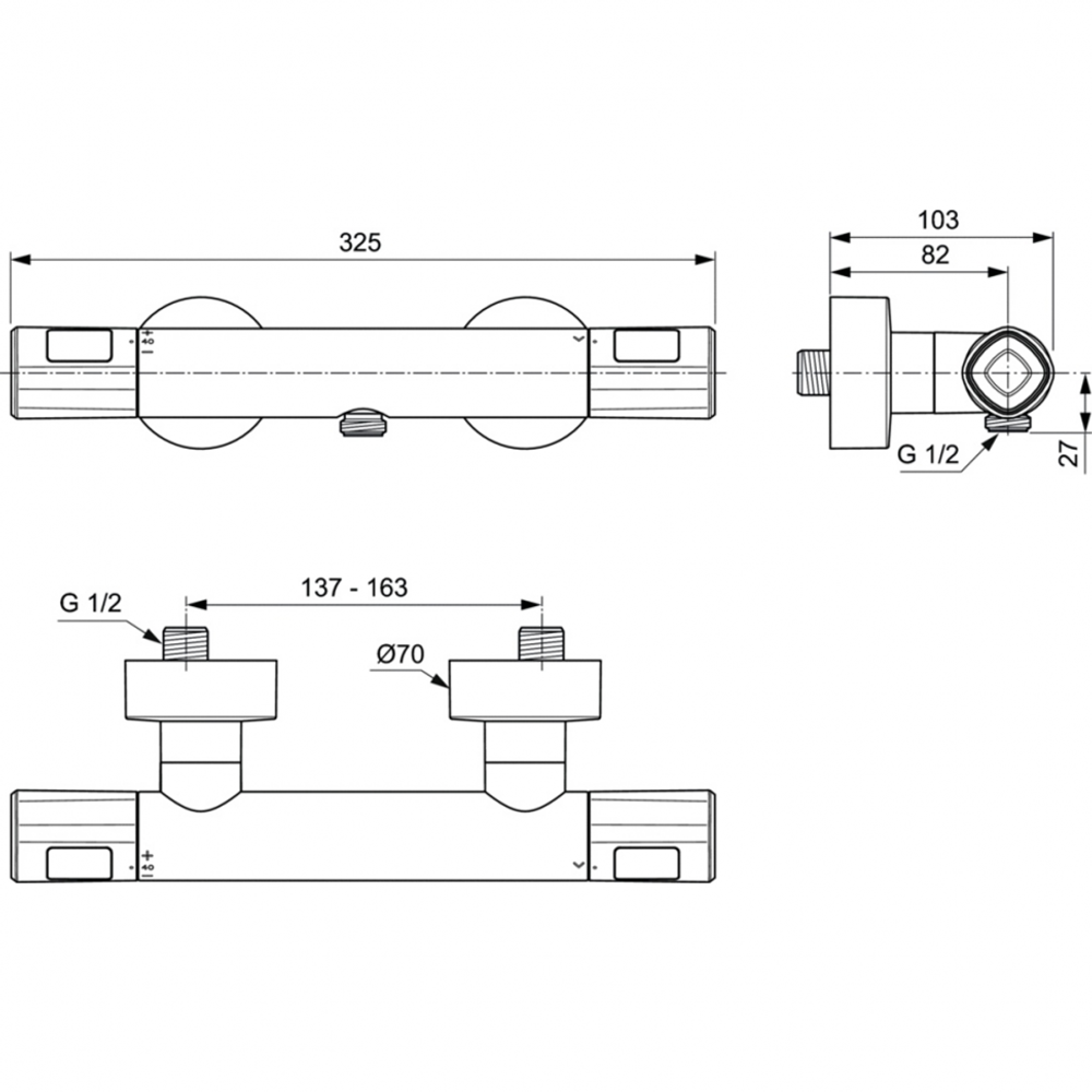 Смеситель Ideal Standard A7229AA для душа