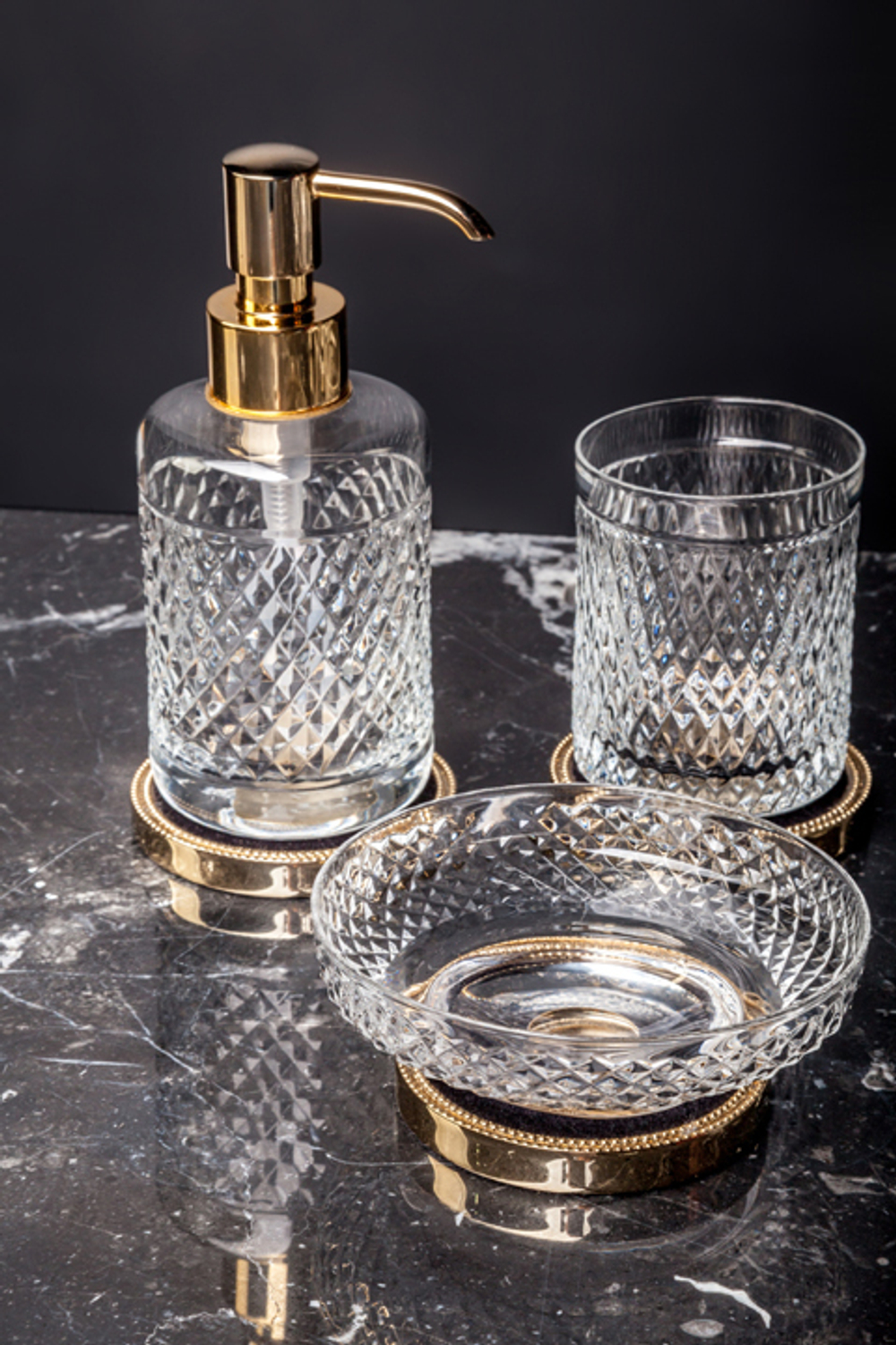Boheme Стакан ХРОМ Crystal Luxury Options