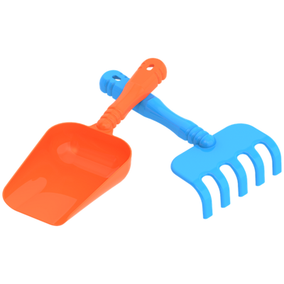 Набор "Совочек (16,5 см) и Грабли (13 см)" 067