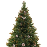 Елка «Лесное очарование» 180 см, ПВХ, шишки (966 веток)