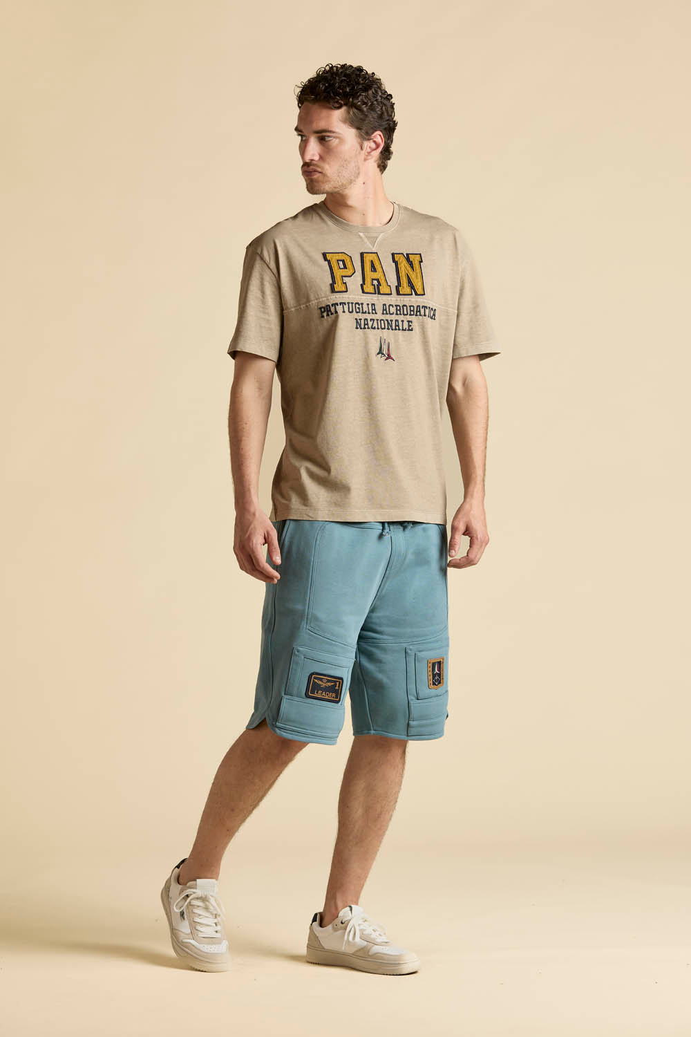 Шорты из хлопка (темно-синие)