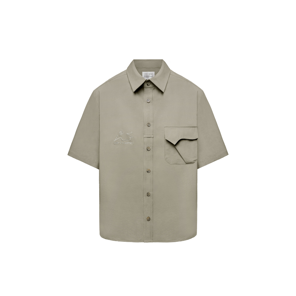 Рубашка Called a Garment Hikercore Shirt "Dusty Olive"