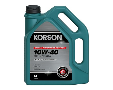 Масло моторное KORSON 10W40 A3/B3