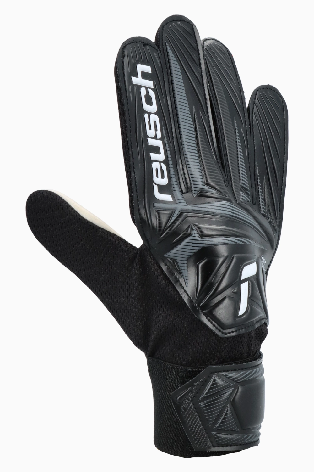 Вратарские перчатки Reusch Attrakt Starter Solid Junior - черный