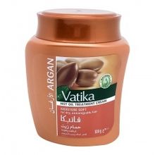 Dabur Vatika Маска для волос с маслом арганы Увлажнение и мягкость 500 мл