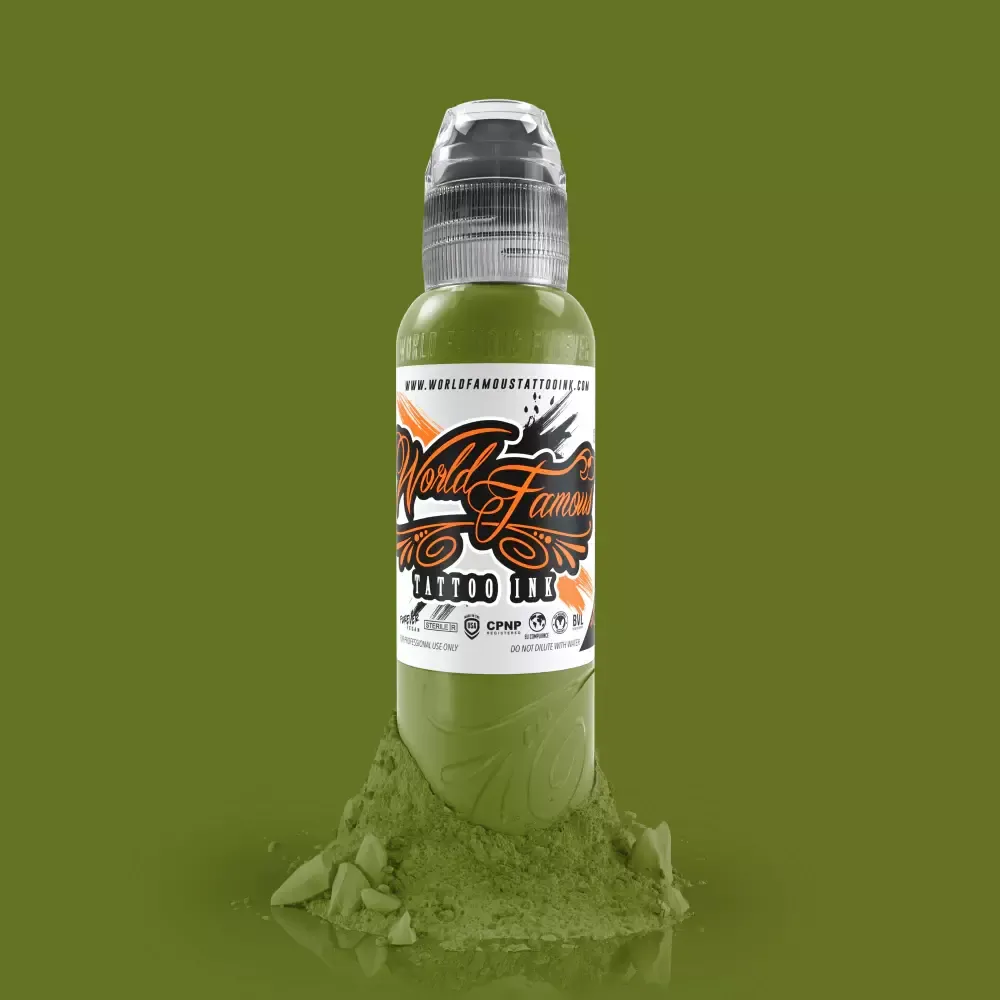 World Famous Ink Jay Feestyle Olive Green