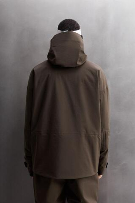 ZARA УТЕПЛЕННАЯ ВОДОНЕПРОНИЦАЕМАЯ ЛЫЖНАЯ КУРТКА RECCO®, КОРИЧНЕВЫЙ