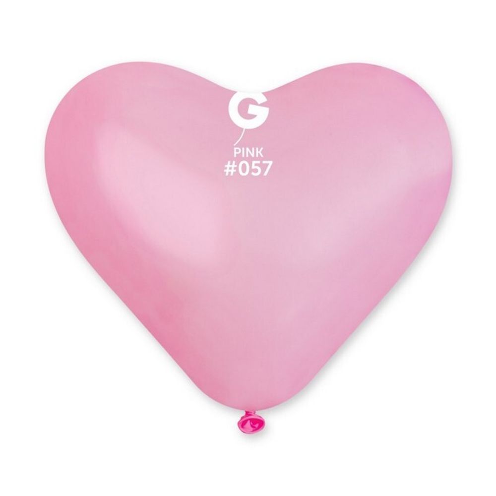 Сердца шары Gemar, цвет 057 пастель, розовый, 25 шт. размер 16&quot;