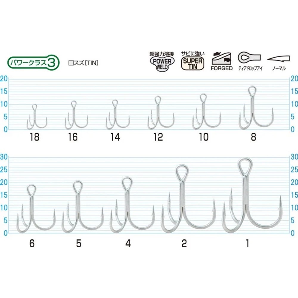 Крючки-тройники Owner ST-36TN №16