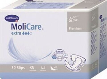 MoliCare Premium extra - Моликар Премиум экстра - Воздухопроницаемые подгузники: размер XS, 30 шт.