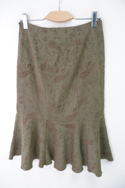 Юбка GiliO темно-зеленая 46 размер