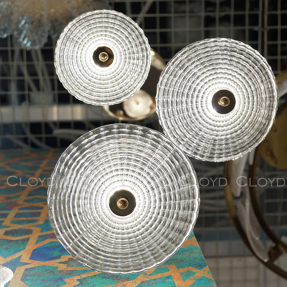 Подвесной светильник Cloyd PANORAMIC P3 / Ø25 см - золото (арт.11519)