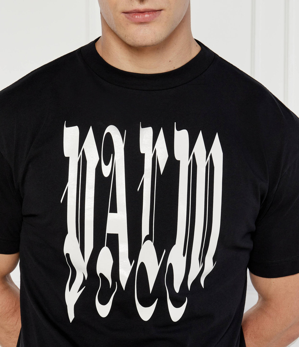 Футболка GOTHIC PALM Palm Angels - черный(PMAA001F 24JER002)