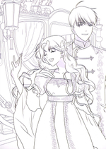 Your Throne. Korean Webtoon. Coloring Book