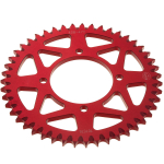 Звезда ведомая алюминиевая питбайк 428-47T красная SM-PARTS
