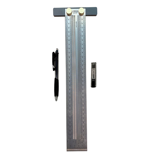 Линейка разметочная T-образная 300 мм с карандашом RUL-30T