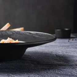 Тарелка глубокая 240 мл d 27 см для пасты/салата Black Raw Stellar P.L. Proff Cuisine [1]