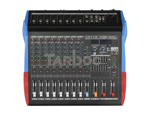 TARBOC MG-XM8D (MM-1-3392) - 8-канальный микшерный пульт с усилителем MG-XM8D