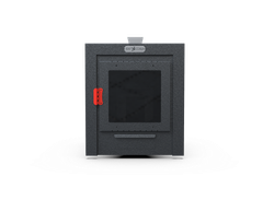 Банная печь Душа- 15 Кожух Квадро Закрытая Каменка панорама 8мм