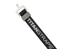 Ремень крепёжный TitanStraps Super Straps черный L = 36 см (Dmax = 9,5 см, Dmin = 3,2 см)