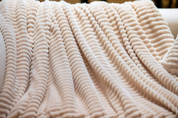 Плед 160x220 Sofi De MarkO Полоса бежевый