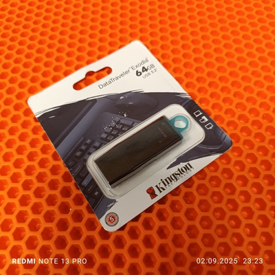 Флешка Kingston DataTraveler Exodia 64GB черная USB 3.2