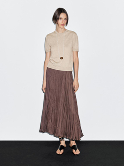 Massimo Dutti Свитер из смесовой шерсти, норка