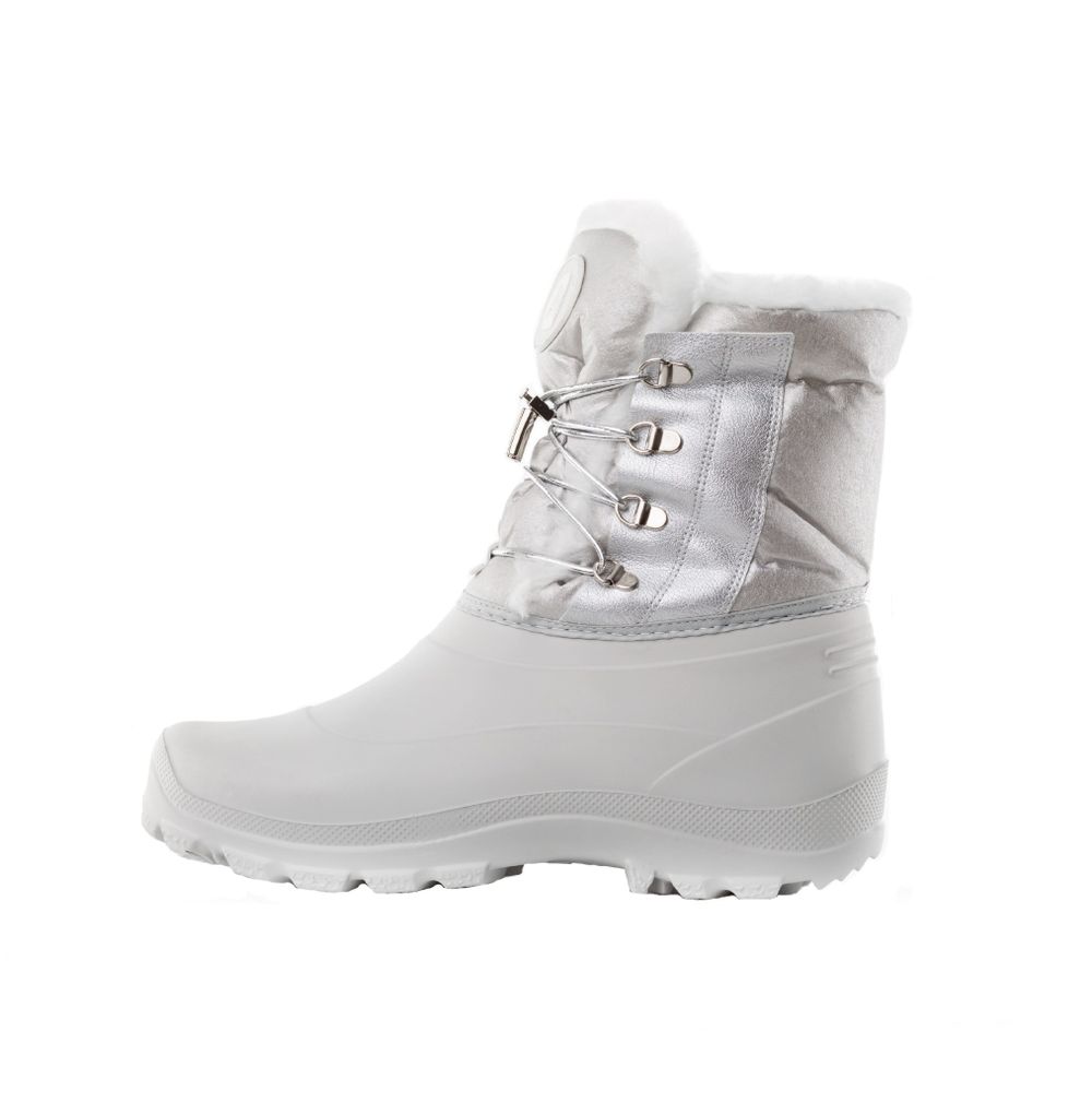 Полусапоги женские из ЭВА "Лайткросс" Д403 до -30С, Дарина (черный/жемчужный)