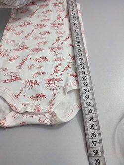 Боди Petit Bateau  с принтом на 3 месяца