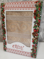 Полотенце махровое в подарочной упаковке, 100% хлопок, Узбекистан.