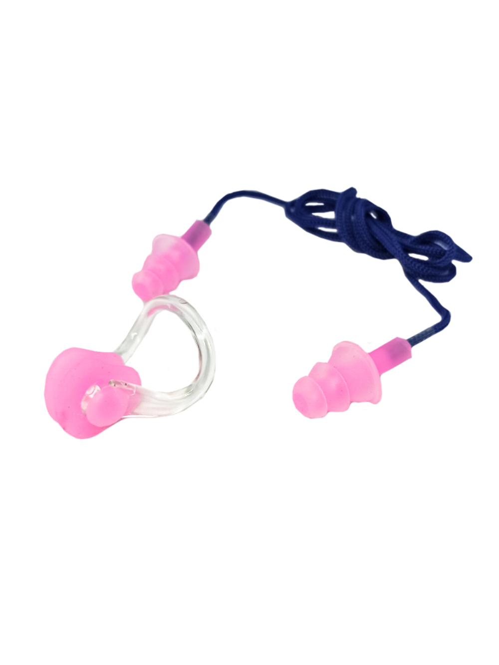 Комплект беруши со шнурком + зажим SwimTraining Комплект беруши со шнурком + зажим SwimTraining