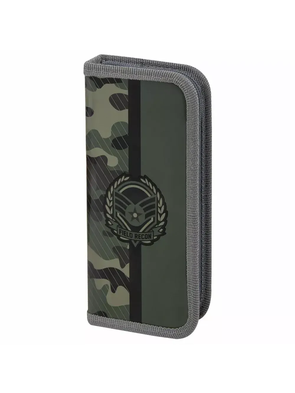 Пенал школьный, 1 отделение, 19х9 см, "Army"