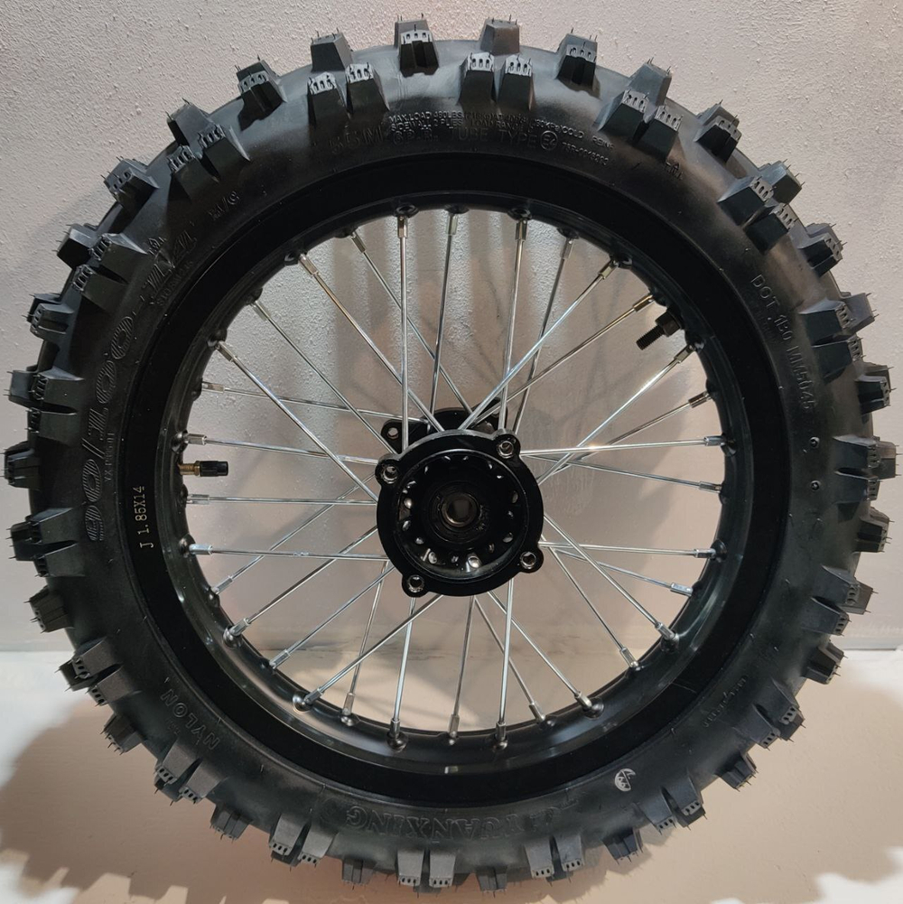 Колесо заднее в сборе 90/100-14" Питбайк BSE EX 125