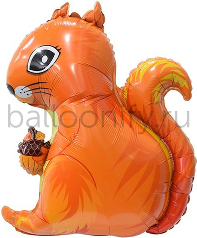 Шар (29''/74 см) Фигура, Белка с орешком, 1 шт.