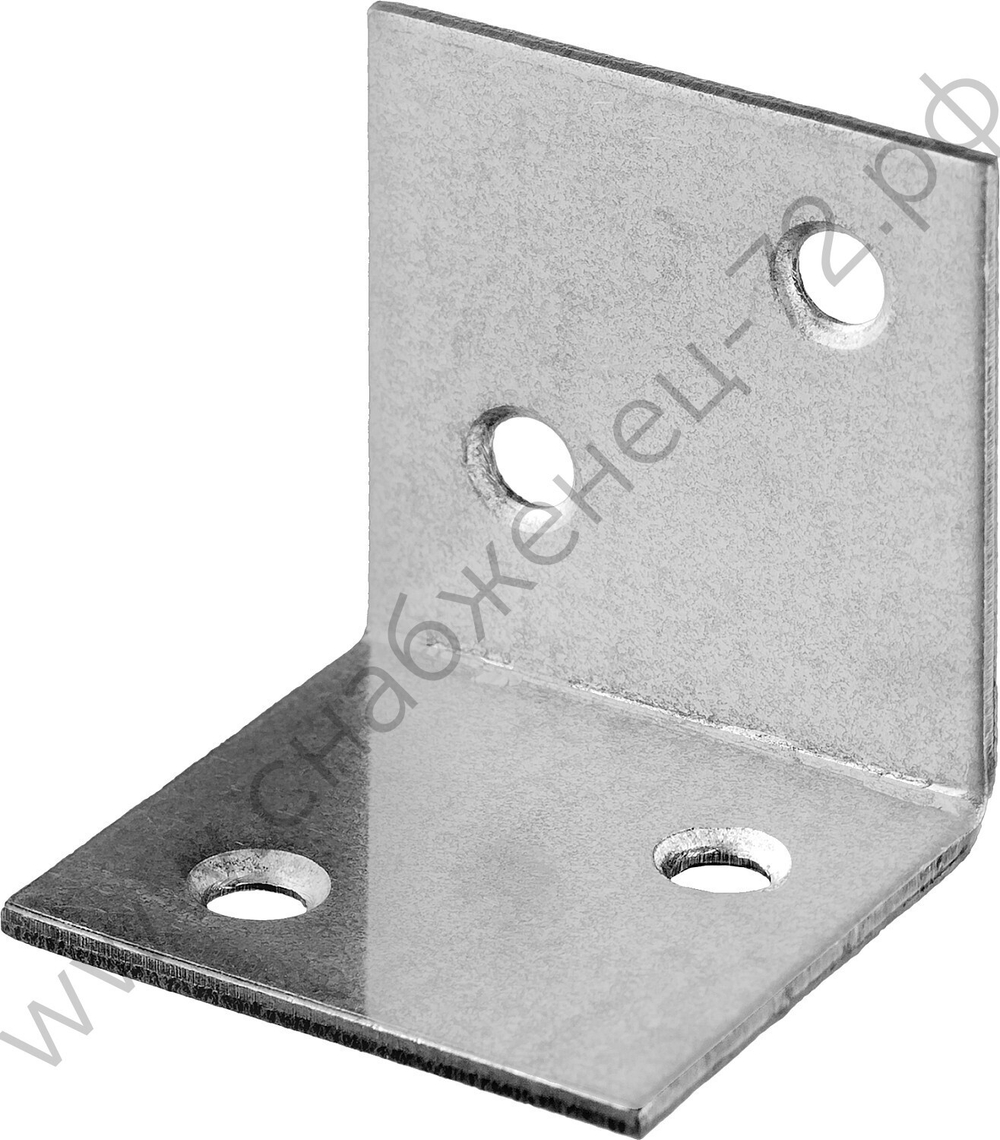 ЗУБР УМШ-1.5 30х30х30 х 1.2 мм, белый цинк, широкий мебельный уголок (31034-30)