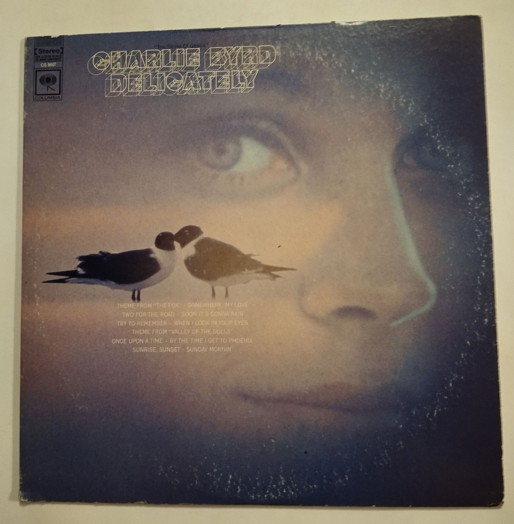 Винтажная виниловая пластинка LP Charlie Byrd Delicately The Stroke Of Genius (USA 1968)