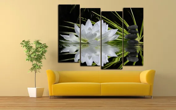 Модульная картина "Лотос"