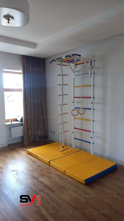 Монтаж шведской стенки Sv Sport в бетонные, кирпичные стены