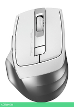 Мышь A4Tech Fstyler FG35 серебристый/белый