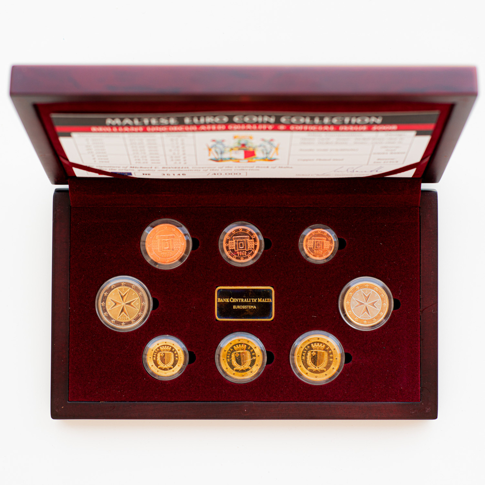 Malta 2008 Brilliant Uncirculated (BU) Coin Set