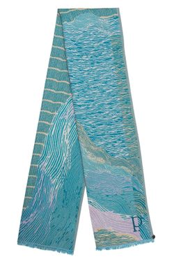 Шаль 50x200 Petrusse Flots Lagon