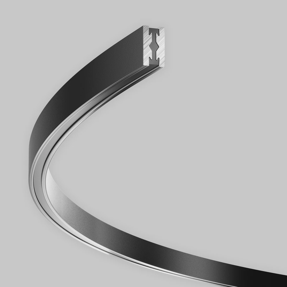 Магнитный шинопровод Maytoni BUSBAR TRUNKINGS FLARITY TRX154-2SR-D1500-B