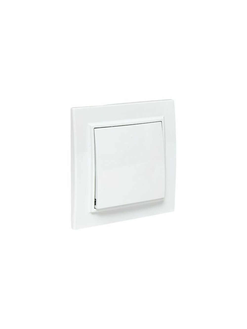 Выключатель 1-кл. СП Минск 10А IP20 бел. Basic EKF ERV10-021-10
