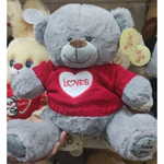 Мягкая игрушка "Мишка Тедди в свитере Loves" 28см
