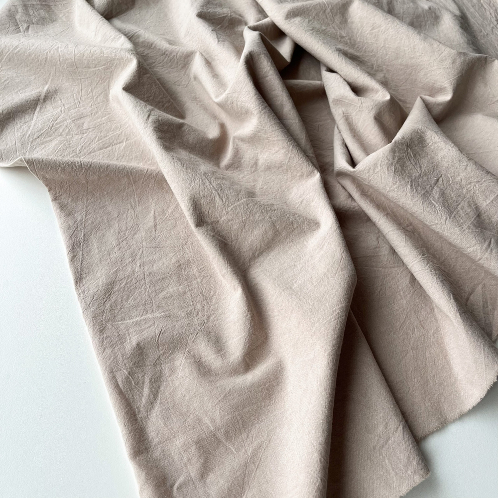 Вареный хлопок 250см. Бежевый