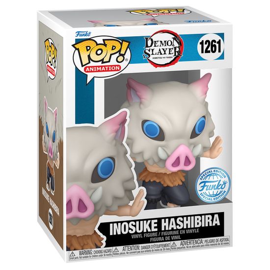 Фигурка Funko POP! Animation Demon Slayer Inosuke Hashibira 7th Form (Exc) (1261) 68489 / Фигурка Фанко ПОП! по мотивам аниме "Клинок, рассекающий демонов", Иноске Хашибира