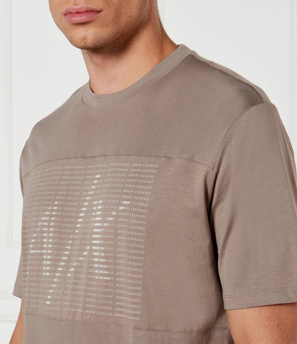 Футболка Armani Exchange - бежевый(6DZTJD ZJBYZ)