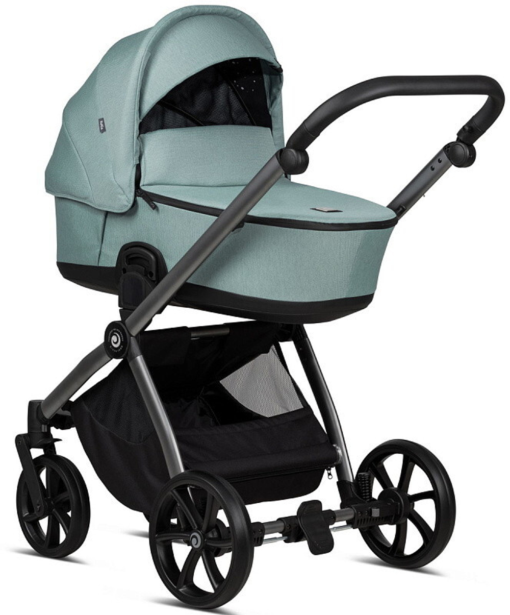 Детская коляска Tutis Mio 3 Plus Essential 3 в 1 с автокреслом Elo Lux EduSky Black 1502243 Turquoise