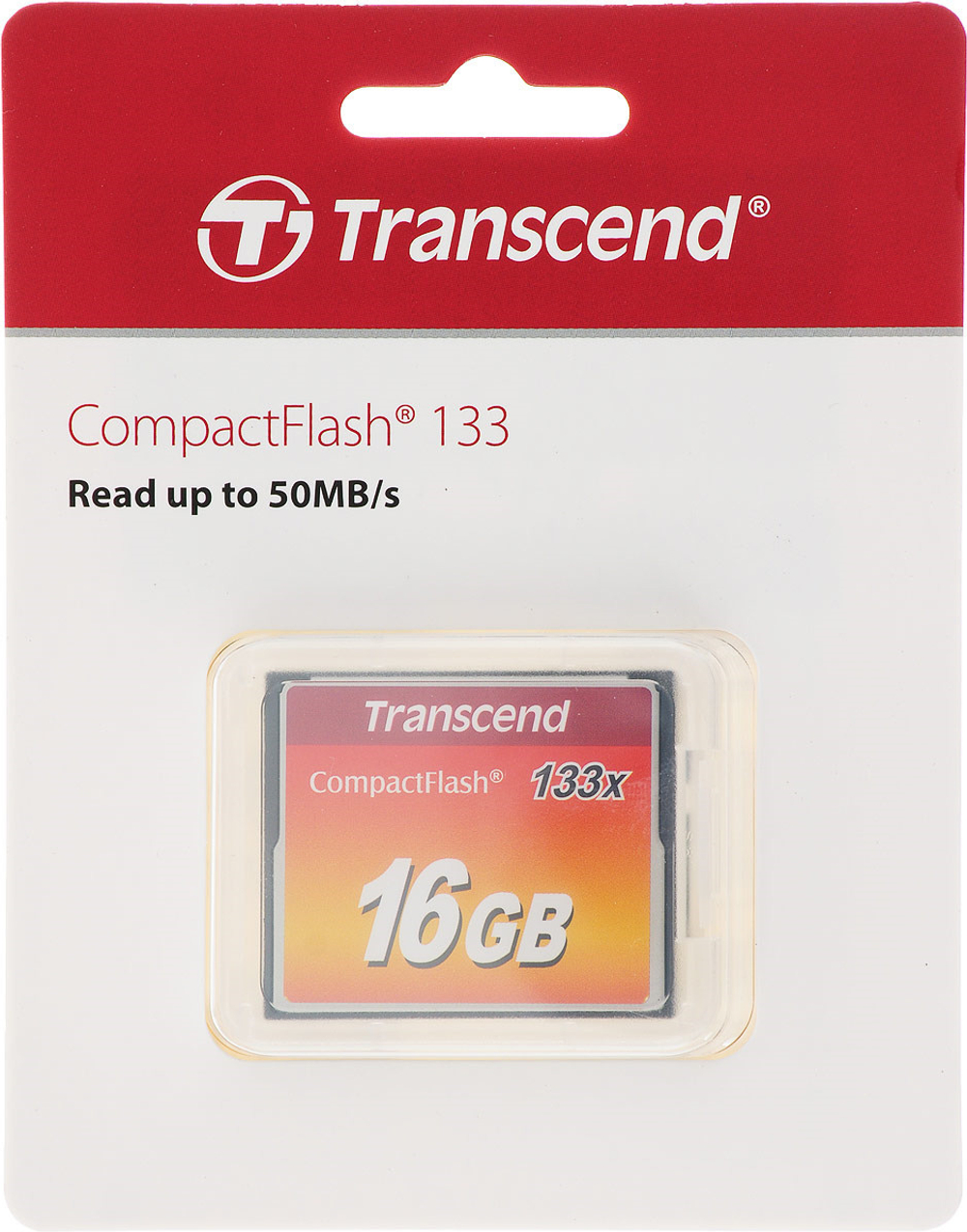 Карта памяти Transcend CompactFlash 133x (Type I) 16Gb