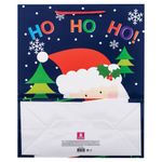 Пакет подарочный новогодний 26x12,7x32,4 см, ЗОЛОТАЯ СКАЗКА "Дед Мороз", ламинированный, 606567